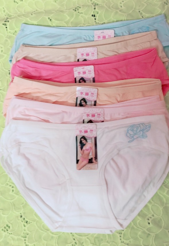 Bộ 09 quần lót nữ hoa hồng nổi, size lớn từ 55-65kg (hoa hồng 3265)