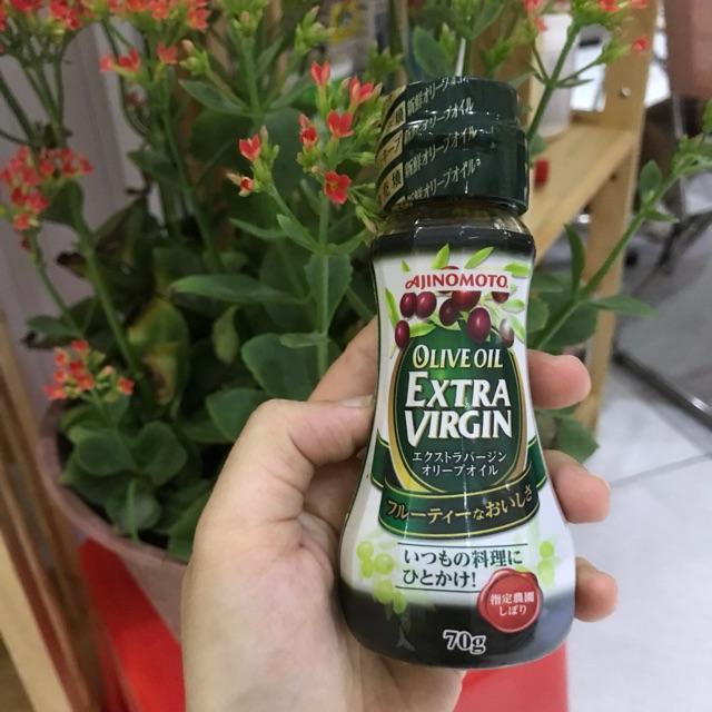 Dầu oliu Ajinomoto Olive Extra Virgin Nhật 70g
