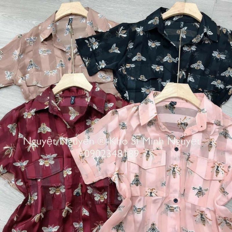 Áo sm ong bigsize 55 đến 90 ký
