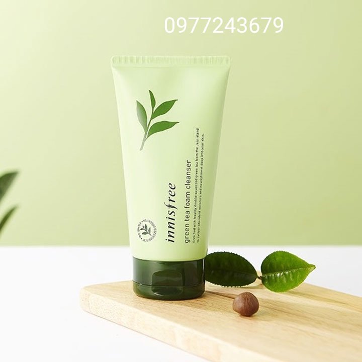 Sữa rửa mặt chiết xuất trà xanh Innisfree GREEN TEA
