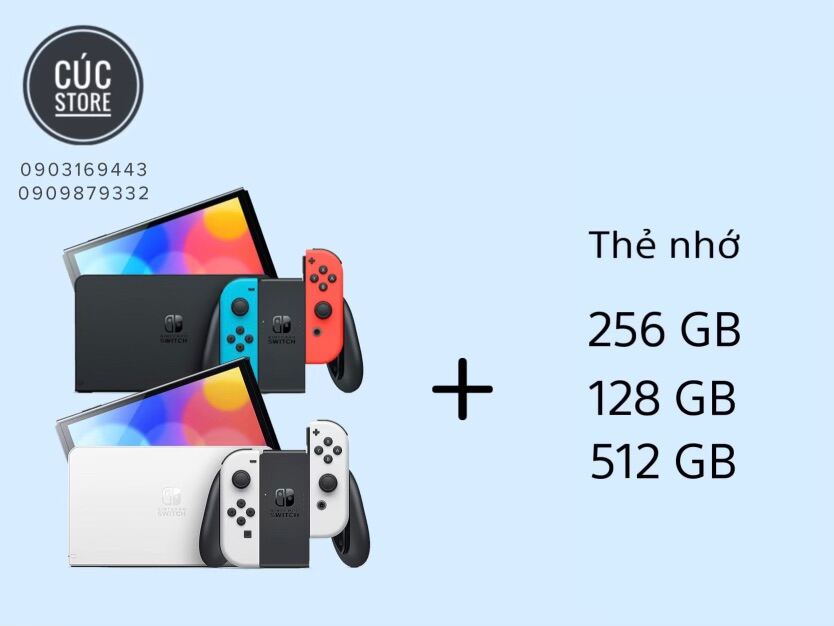 Máy chơi game Nintendo Switch Oled Hack Mod Chip