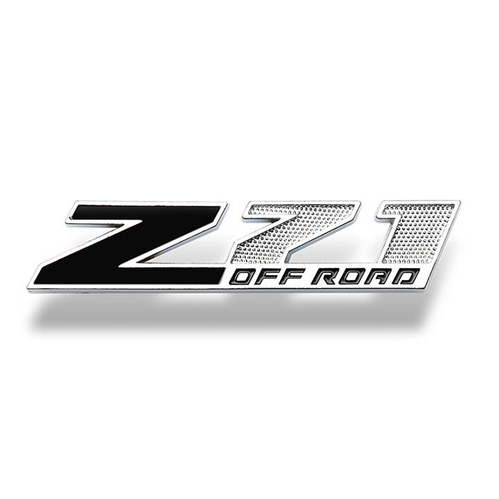 Logo kim loại chữ nổi z71 off road dán ô tô