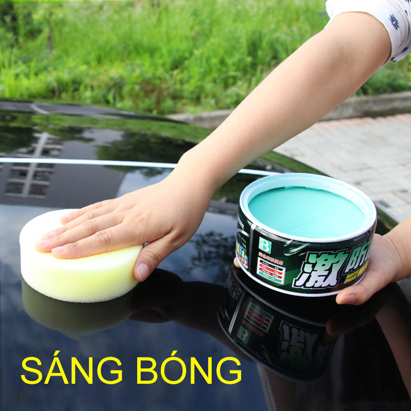 [HCM][Bàn chải bọt biển miễn phí] BOTNY Chất rắn sáp không thấm nước Đánh Bóng Xóa Trầy Xước Sơn Ô tô - Xe Máy BOTNY chất rắn sáp  300G (Thích hợp cho xe tối) B-1807