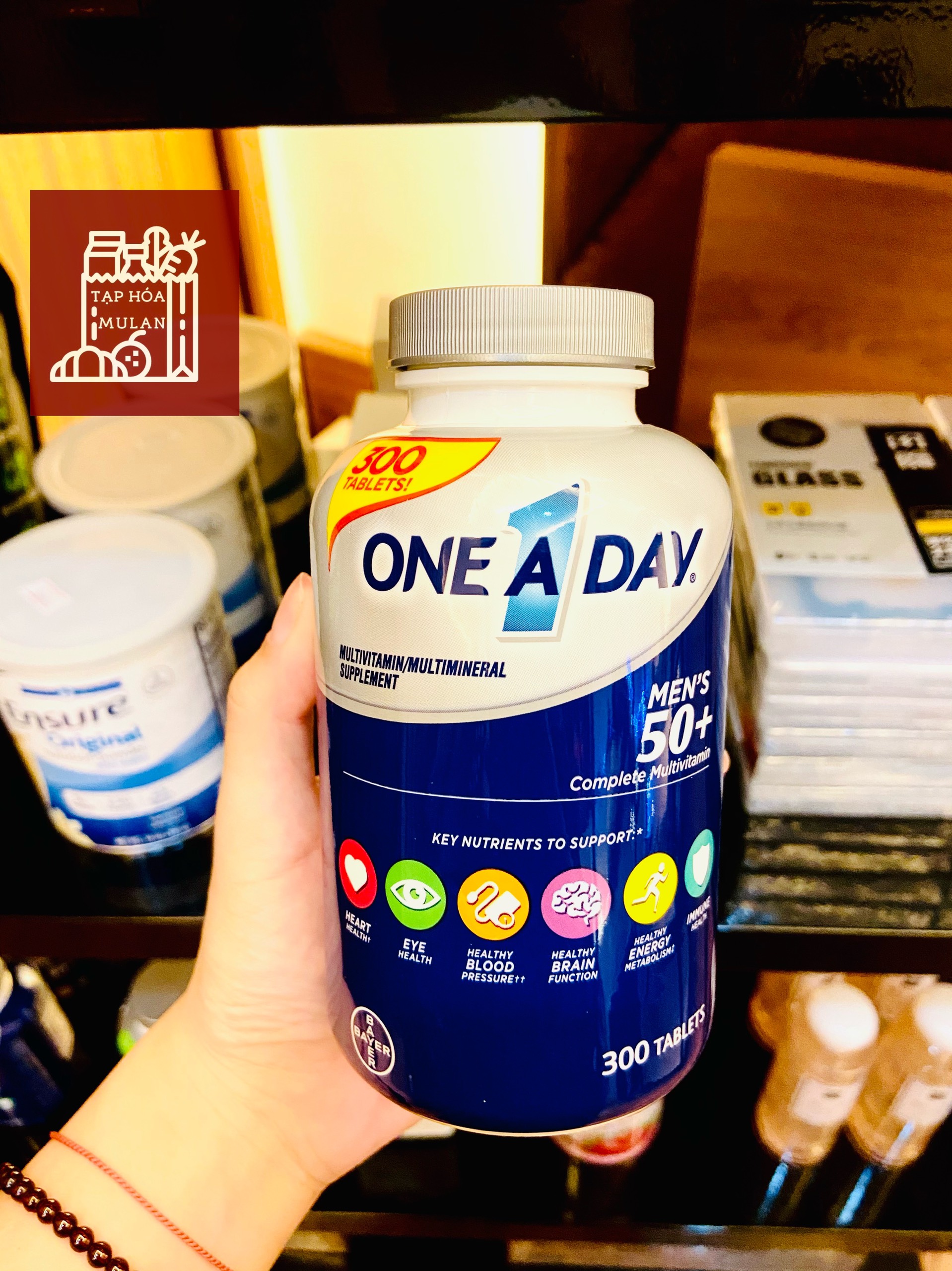 One A Day Men's 50+ Multivitamin của Mỹ 🇺🇸 300 viên