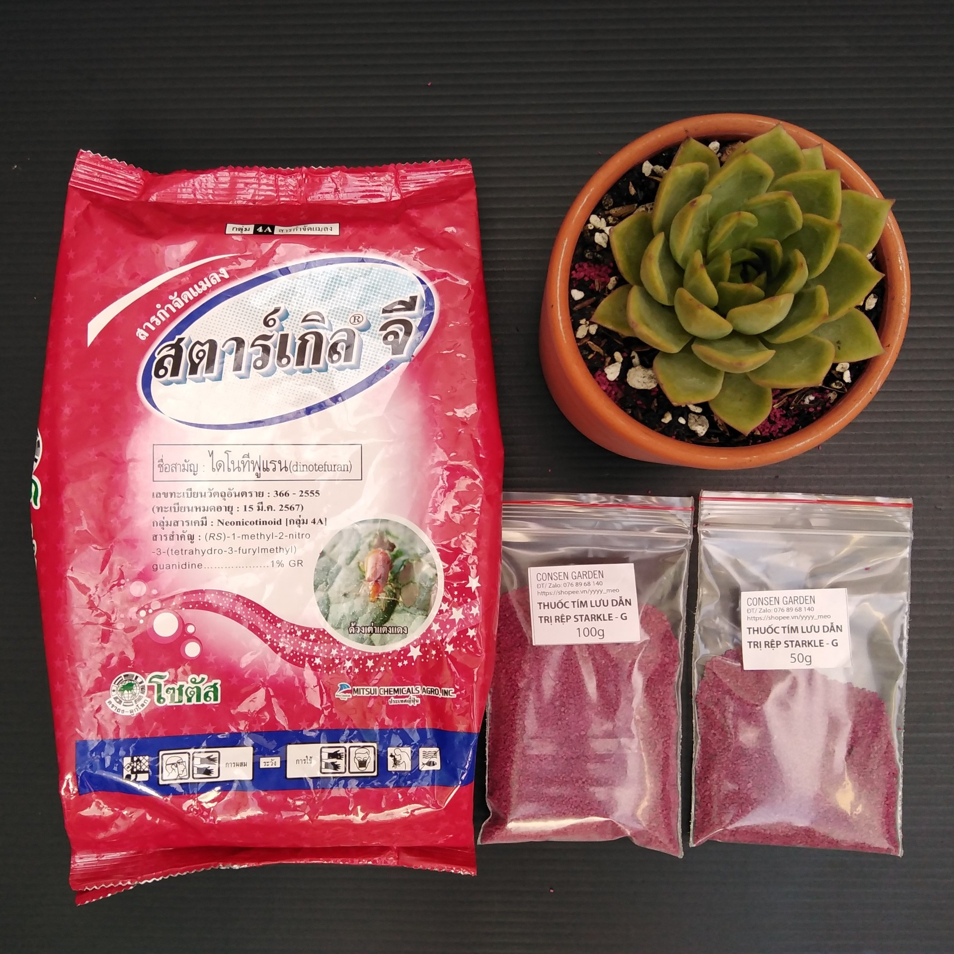 Diệt rệp tím thái lan 50/ 100 gr