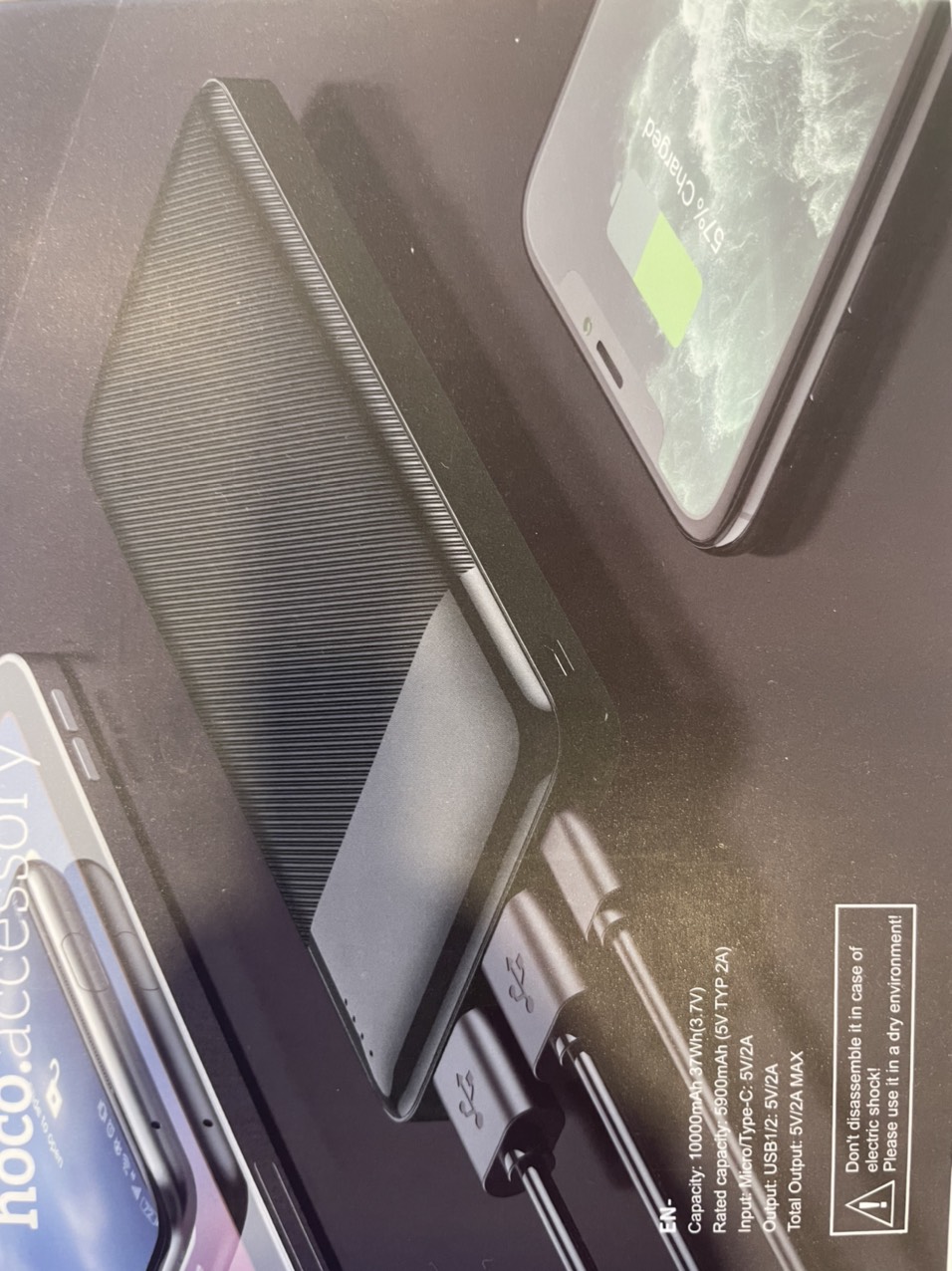 Sạc dự phòng hoco j72 10.0000 mah - vienthonghanhung