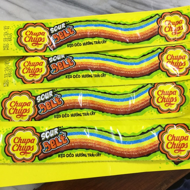 [HCM]Kẹo dẻo cầu vòng hương trái cây Chuppa Chups - hộp 32 thanh