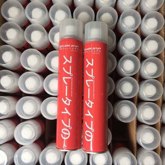 Gôm xịt siêu cứng dễ tạo kiểu Shakayi Nhật Bản 400ml