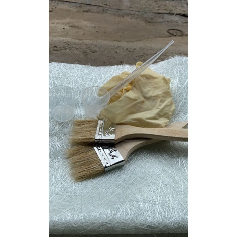 COMBO 1kg nhựa composite(keo,nhựa FRP) ,0.5kg sợi thủy tinh, 0.5g chất xúc tác.