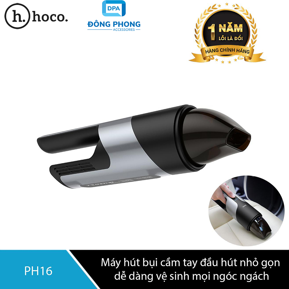 Máy hút bụi cầm tay xe hơi hoco ph16 chính hãng