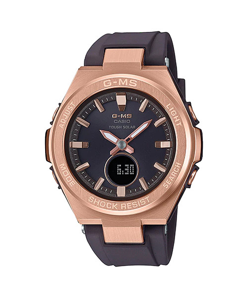 Đồng hồ casio nữ dây nhựa baby-g msg-s200g-5adr chính hãng