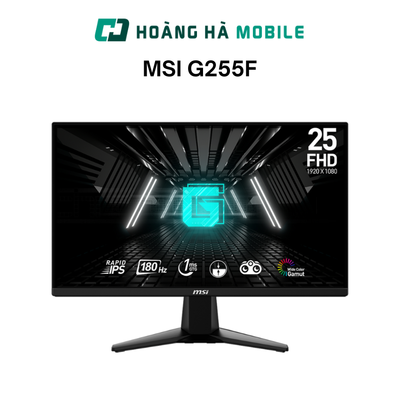 Màn hình máy tính MSI G255F (24.5 inch/FHD/Rapid IPS/180Hz/1ms) - Chính hãng