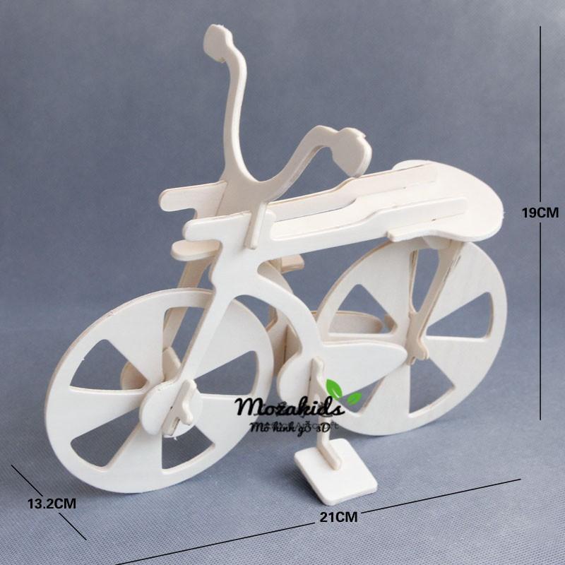 Mô hình lắp ráp gỗ 3d xe đạp