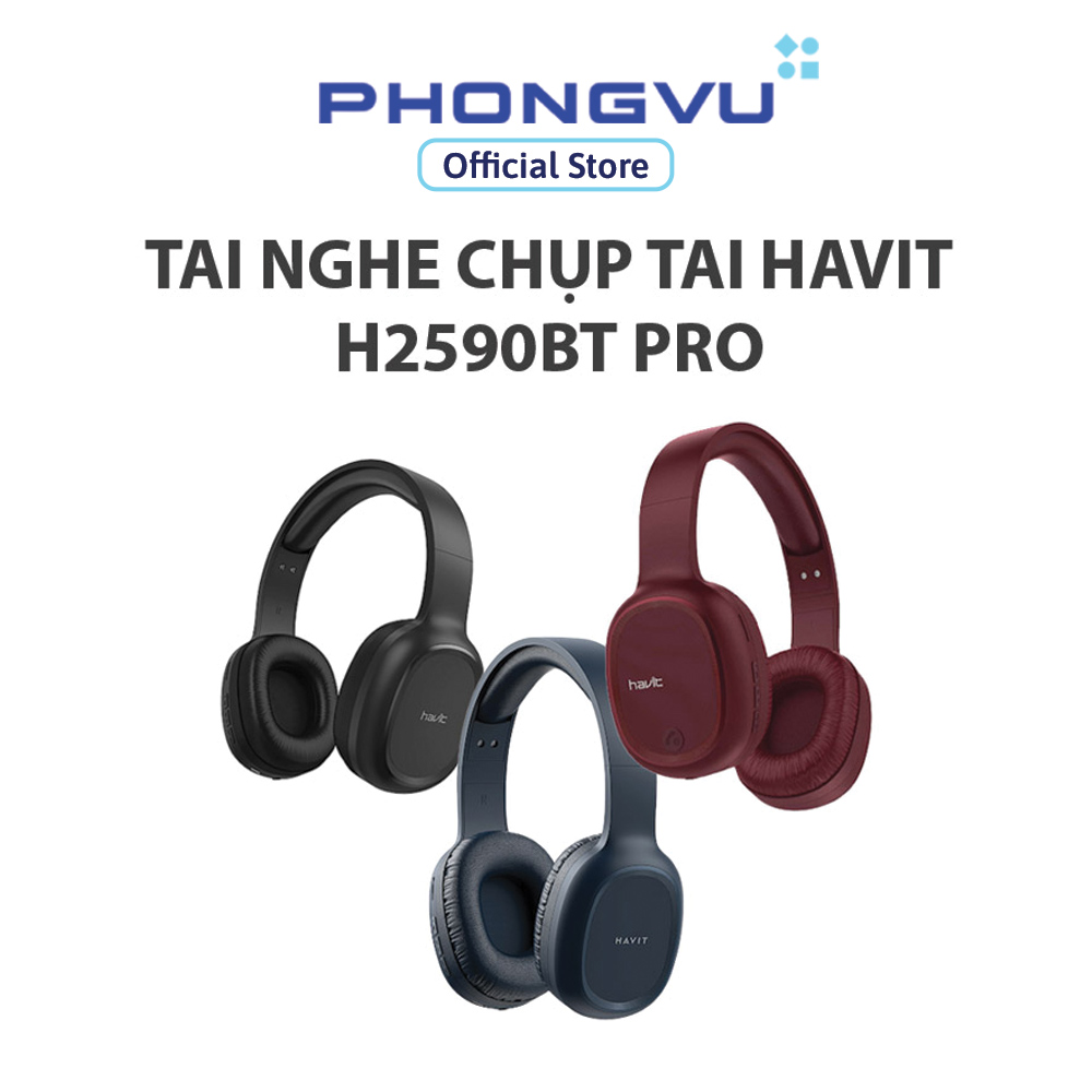 Tai nghe chụp tai Havit H2590BT PRO - Bảo hành 12 tháng