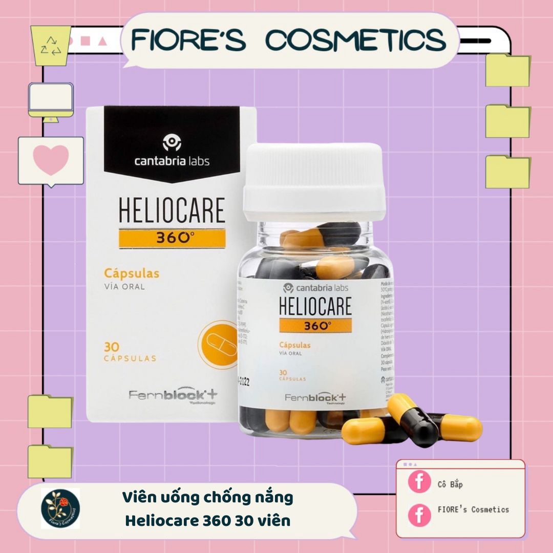Viên chống nắng Heliocare 360 30 viên