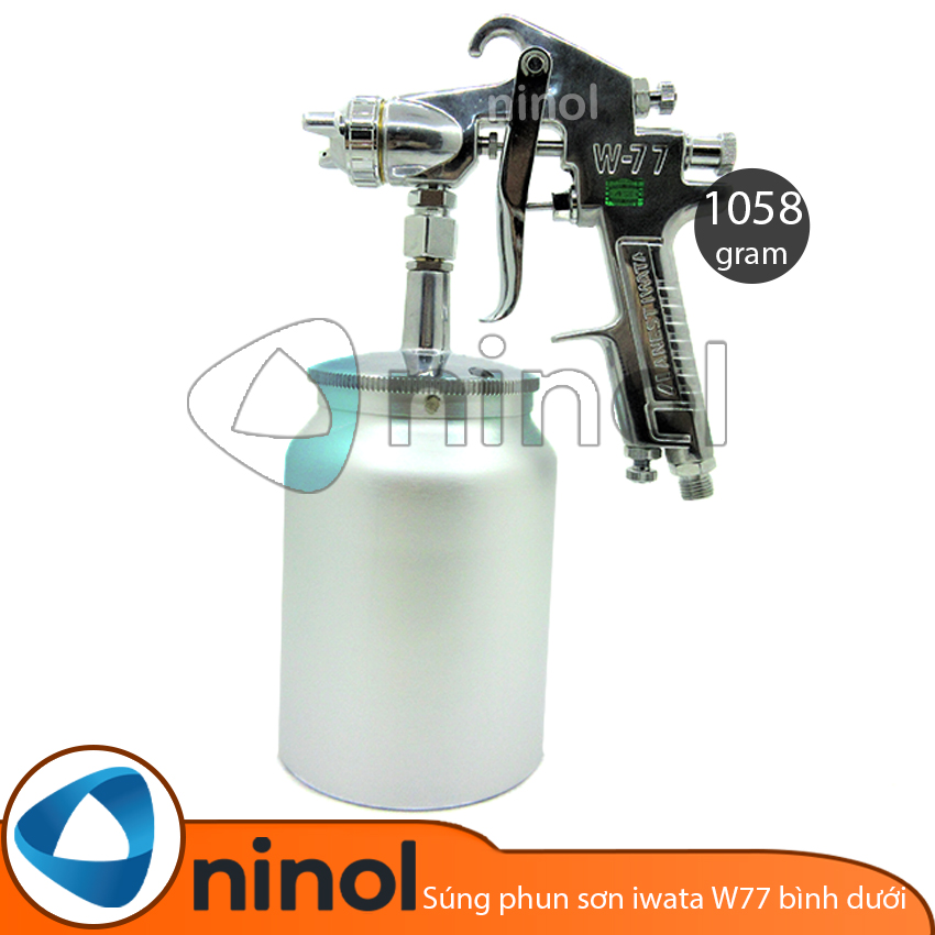 Súng phun sơn Iwata W77 bình dưới