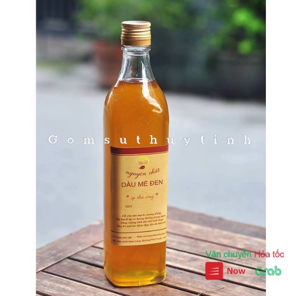 Chai thủy tinh/ Lọ thủy tinh vuông nắp nhôm xoáy 750ML đựng mật ong