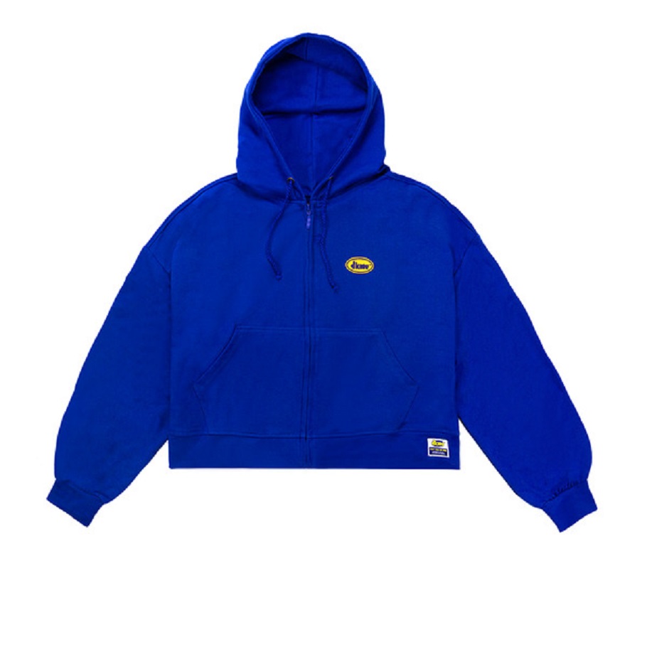 Áo khoác hoodie màu xanh dkmv hoodie zip logo-blue | k03-ak3