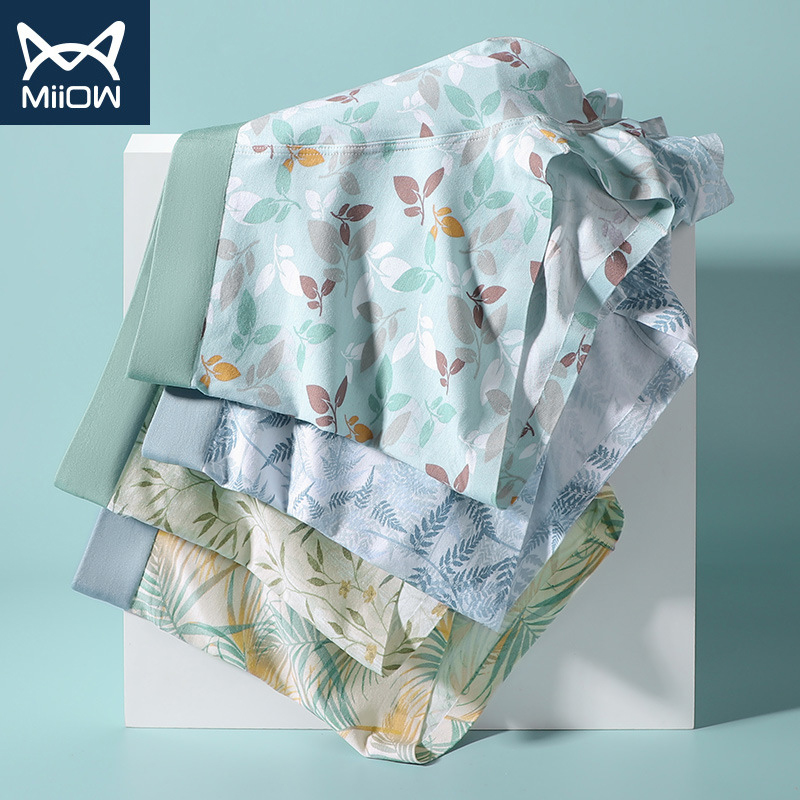 Hộp 3 quần sịp boxer cao cấp MIIOW chất liệu Cotton modal