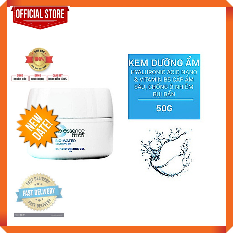Kem dưỡng ẩm bio-essence bio-water b5 moisturizing gel 50g