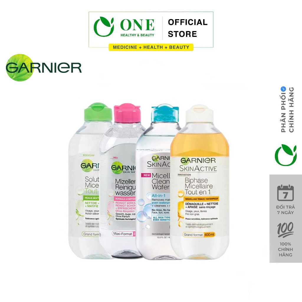 Nước tẩy trang garnier dành cho da nhạy cảm 400ml