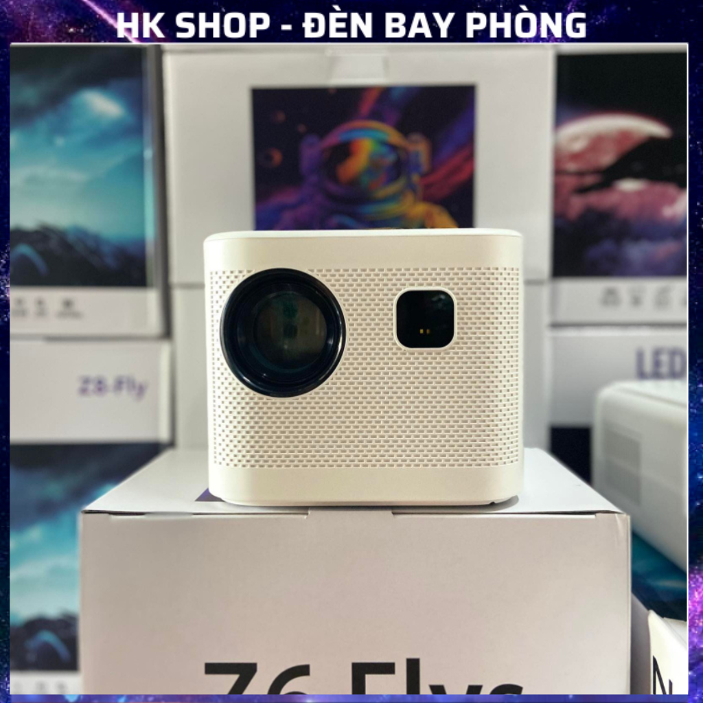 Máy Chiếu Z6 fly mini dùng xem phim , youtube , nexfilf , tặng usb 64gb khi mua máy chiếu , phản chiếu điện thoại