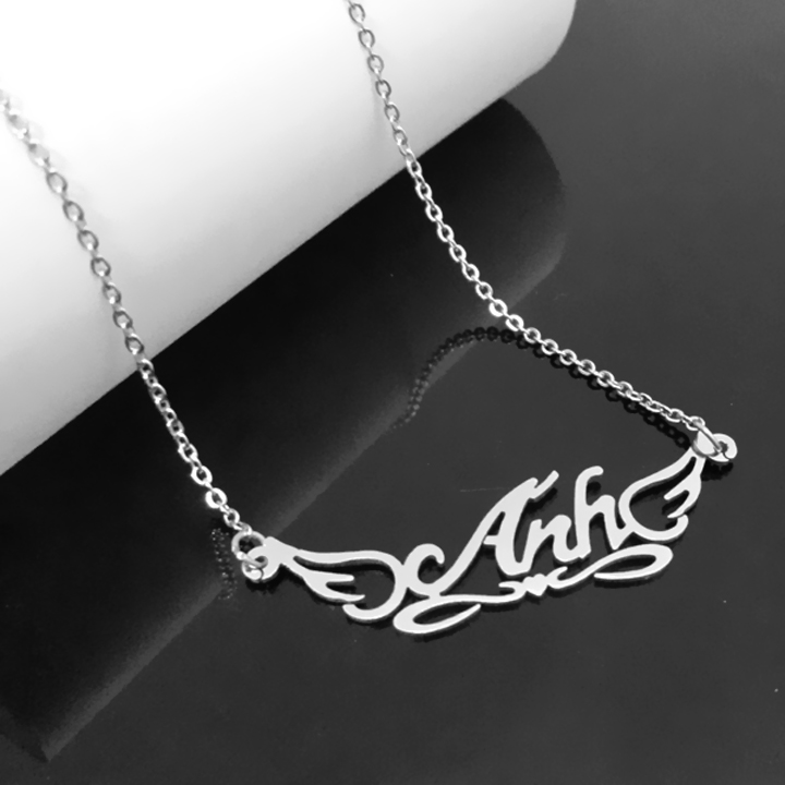 DÂY CHUYỀN INOX TÊN ÁNH, VÒNG CỔ CHỮ ÁNH TT033 - đẹp, không đen, không gỉ, chuẩn thời trang