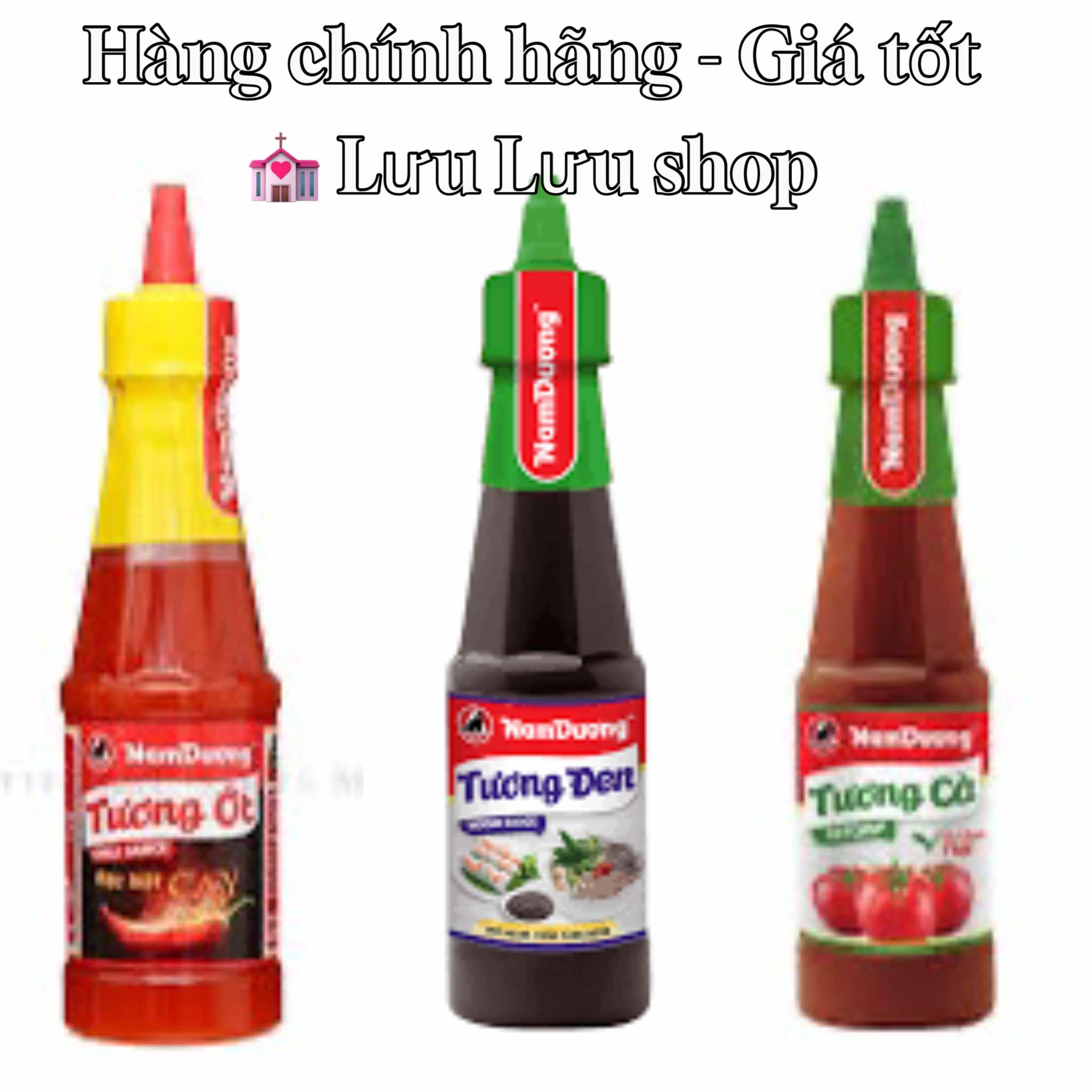 Tương ớt/ tương Cà/ tương đen Nam Dương Chai 255g