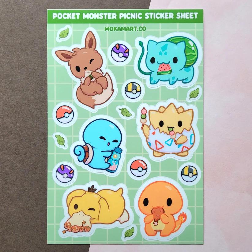 Sticker Cute Pokemon Giá Tốt T08/2024 | Mua tại Lazada.vn