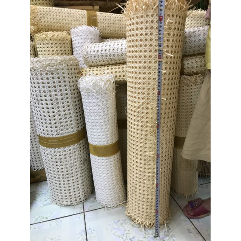 Tấm Mành nhựa giả mây mắt cáo khổ cao 700