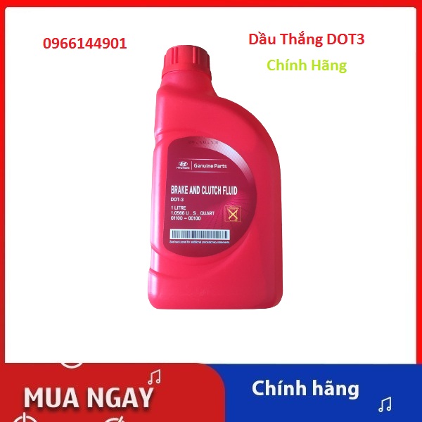 Dầu phanh dot3 hyundai 1l