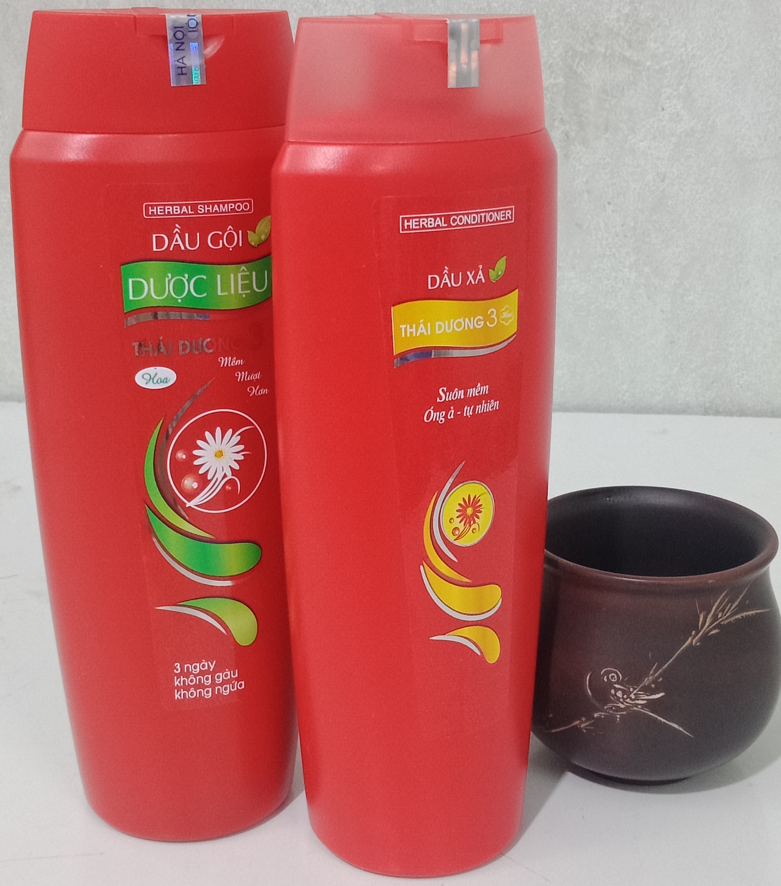 Combo 2 chai dầu gội và dầu xả chống rụng Thái Dương 3 hương hoa ( chai 200ml)