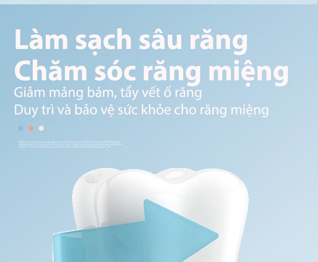 [hcm]rtopr bọt tẩy trắng răng làm sạch răng khử mùi hôi miệng mousse teeth whitening clean teeth 60ml 5