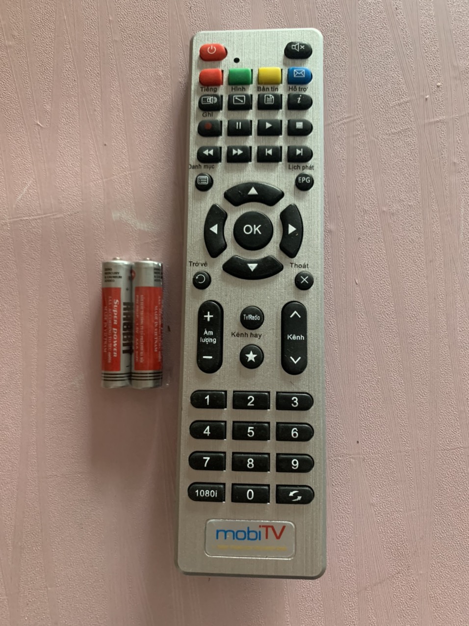 Remote điều khiển đầu thu truyền hình mobitv remote mobitv