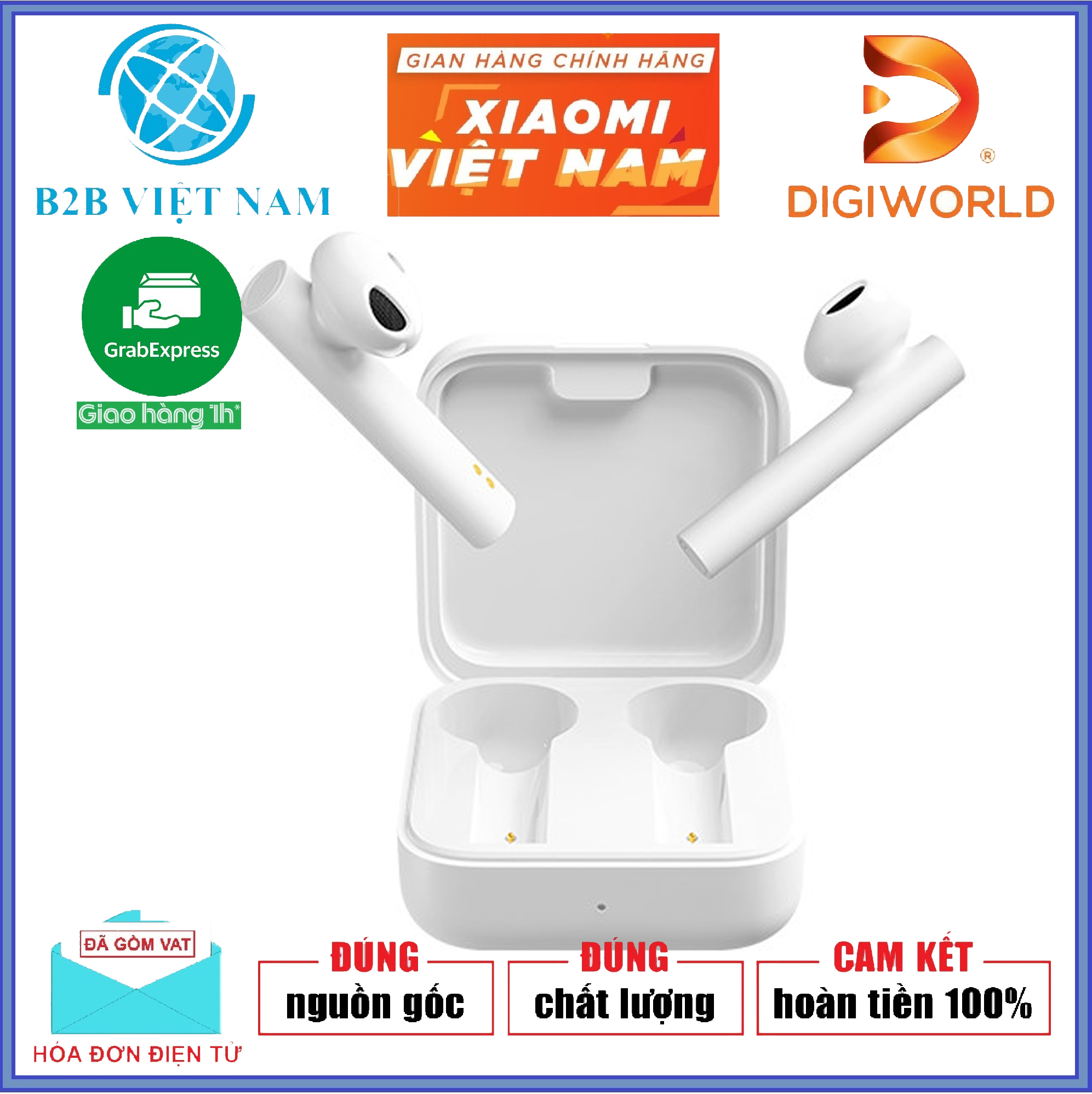 Tai nghe nhét tai Xiaomi Mi True Wireless Earphones 2 Basic hàng chính hãng bảo hành 6 tháng