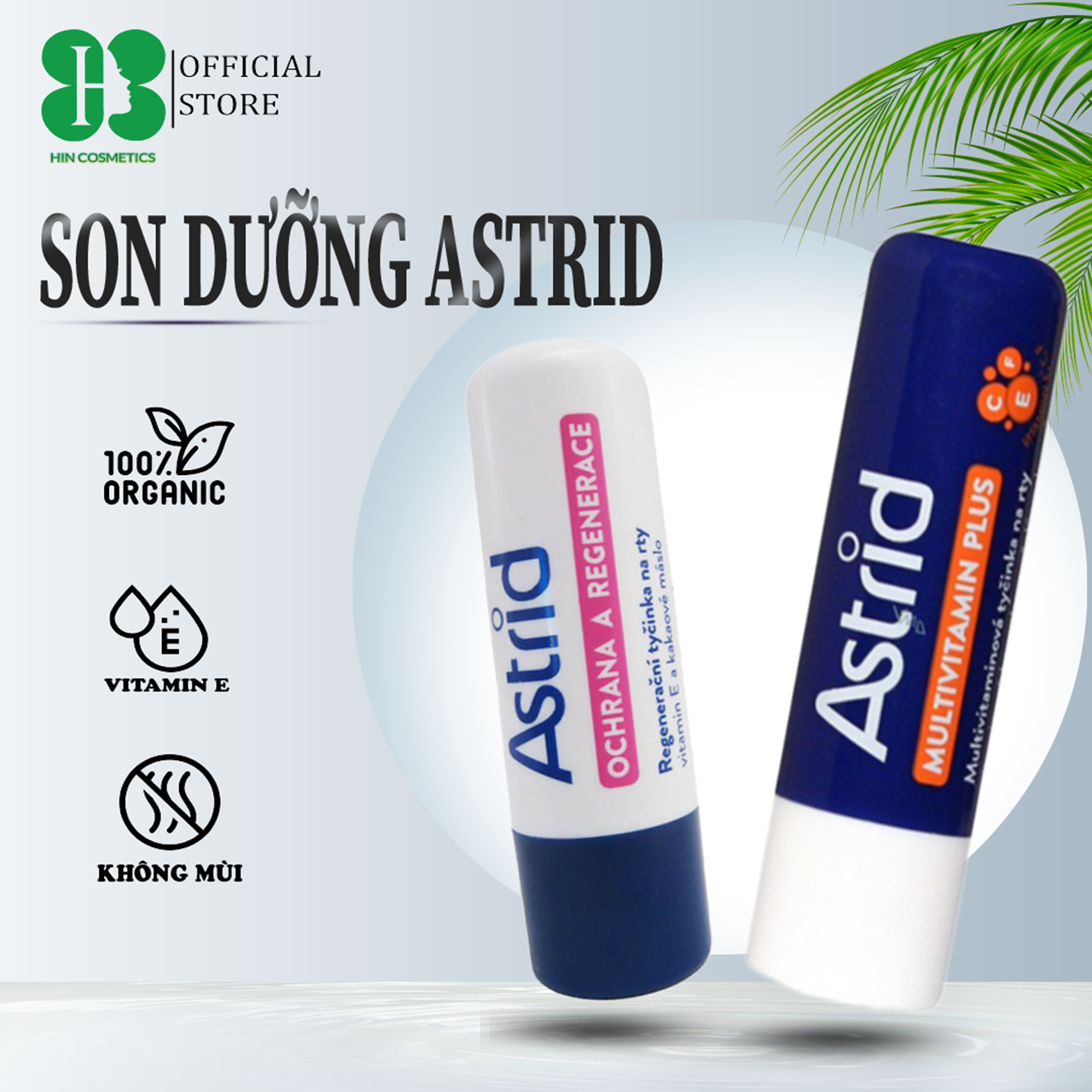 Son dưỡng môi Astrid tái tạo môi từ mỡ hươu 4,7g - Hin cosmetics shop
