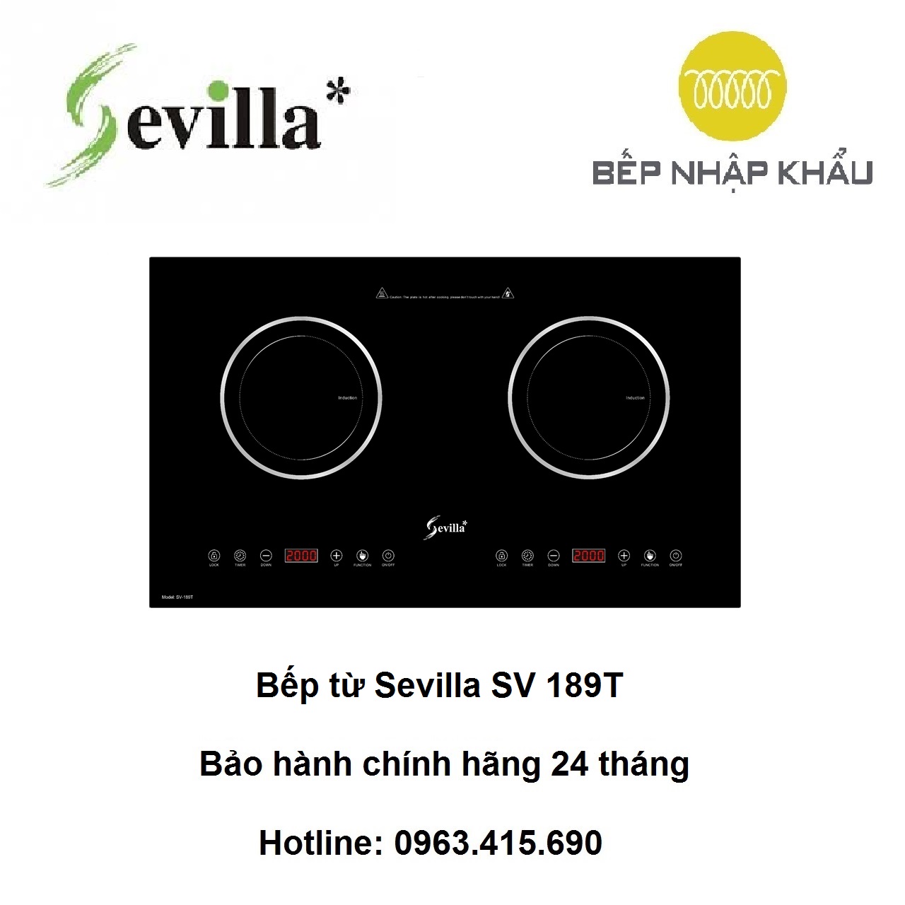 Bếp từ sevilla sv-189t