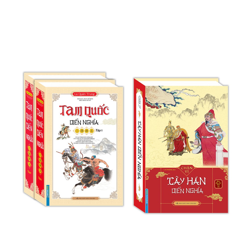 Combo Tam Quốc Diễn Nghĩa (Trọn Bộ 2 Tập - Bìa Cứng)