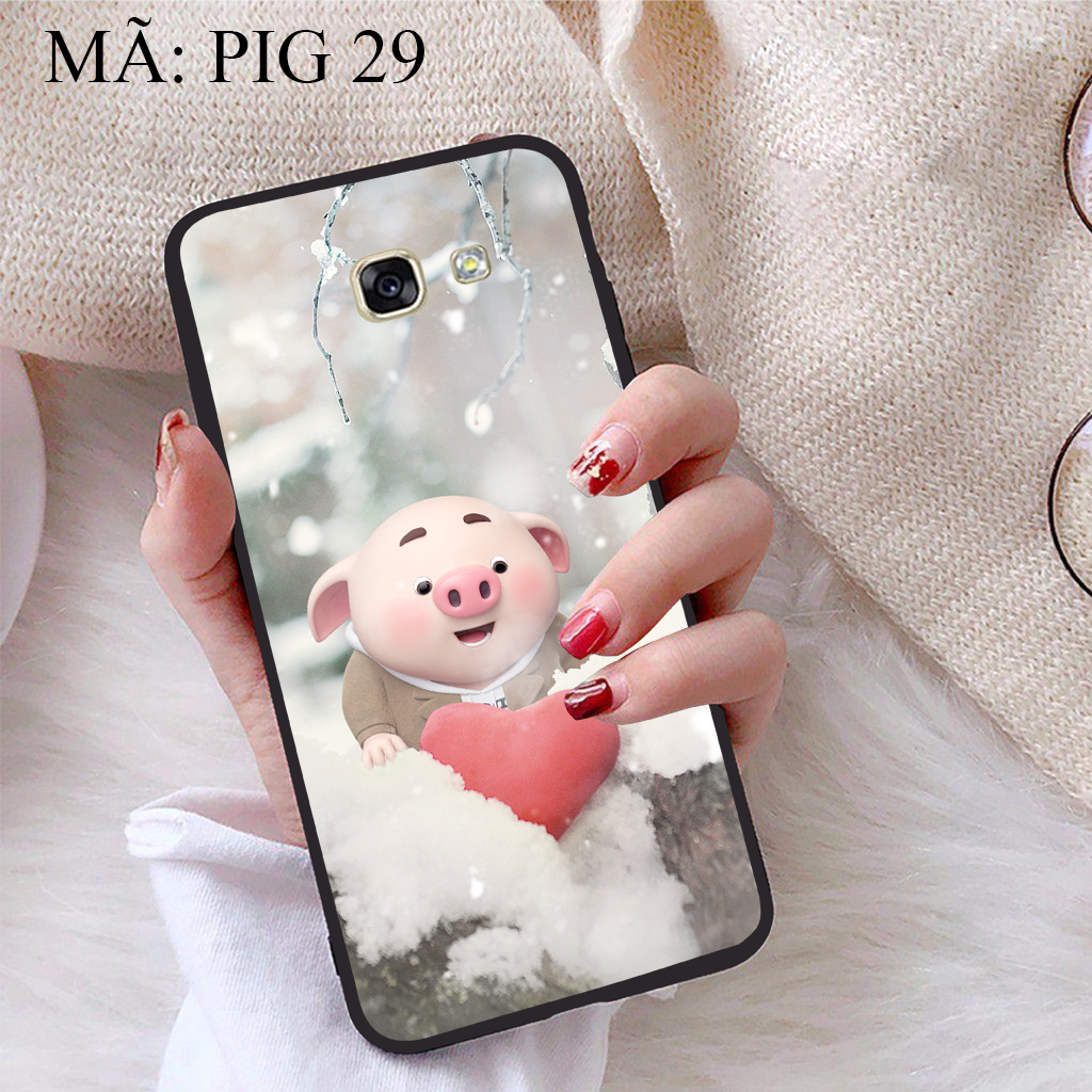 Ốp lưng samsung a5 2017 viền dẻo tpu bst pig cute