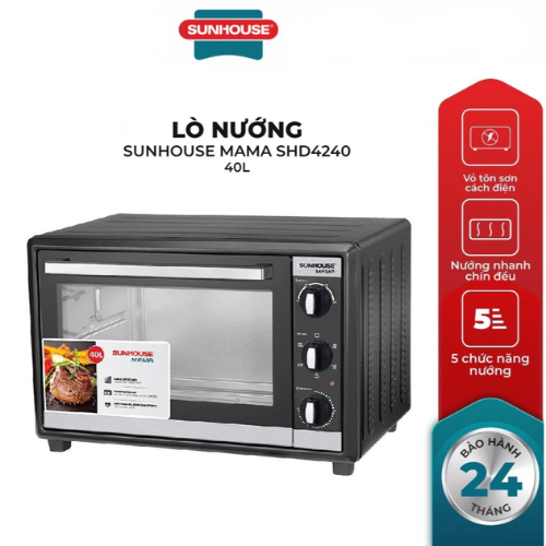 Lò nướng 40L Sunhouse Mama SHD4240