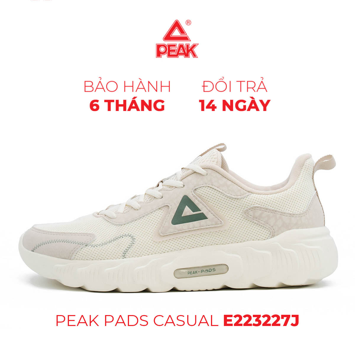 Giày thể thao PEAK Pads Casual E223227J