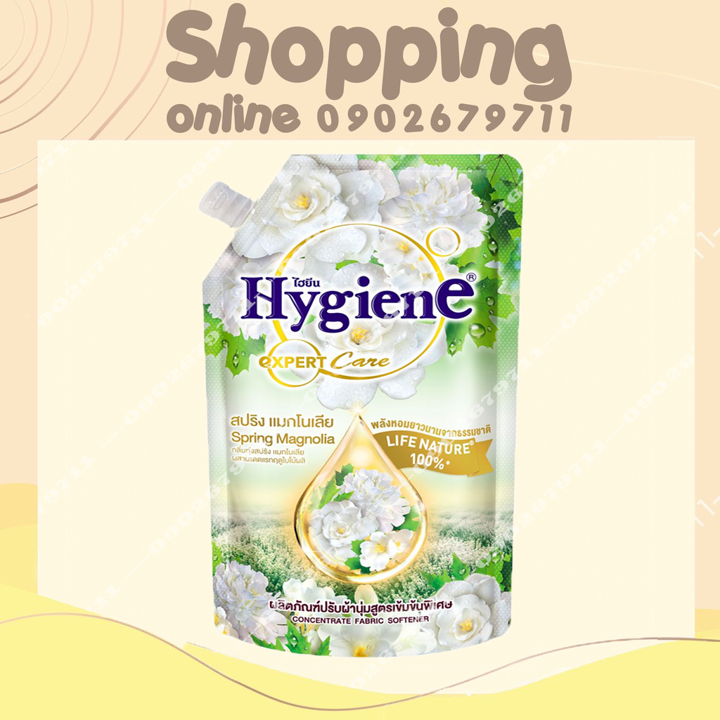 Nước xả vải hygiene trắng nước hoa có vòi 1300ml