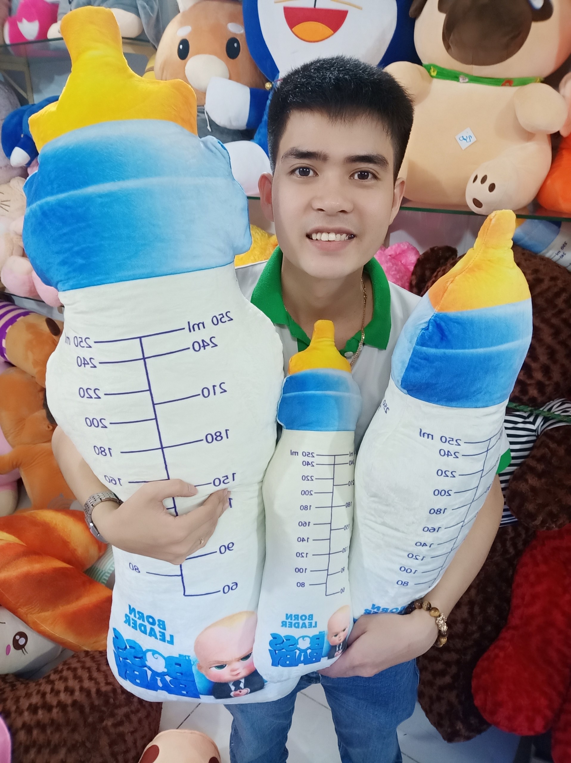 GẤU BÔNG BÌNH SỮA ĐỦ SIZE