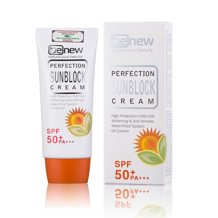 [HCM]Kem chống nắng Benew Perfection Sunblock Cream 50ml