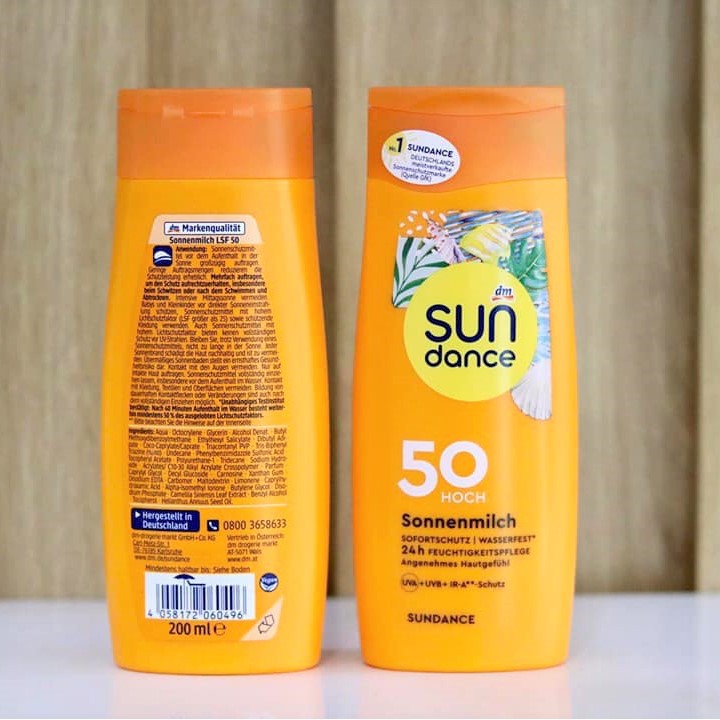 Kem chống nắng sundance spf 50+