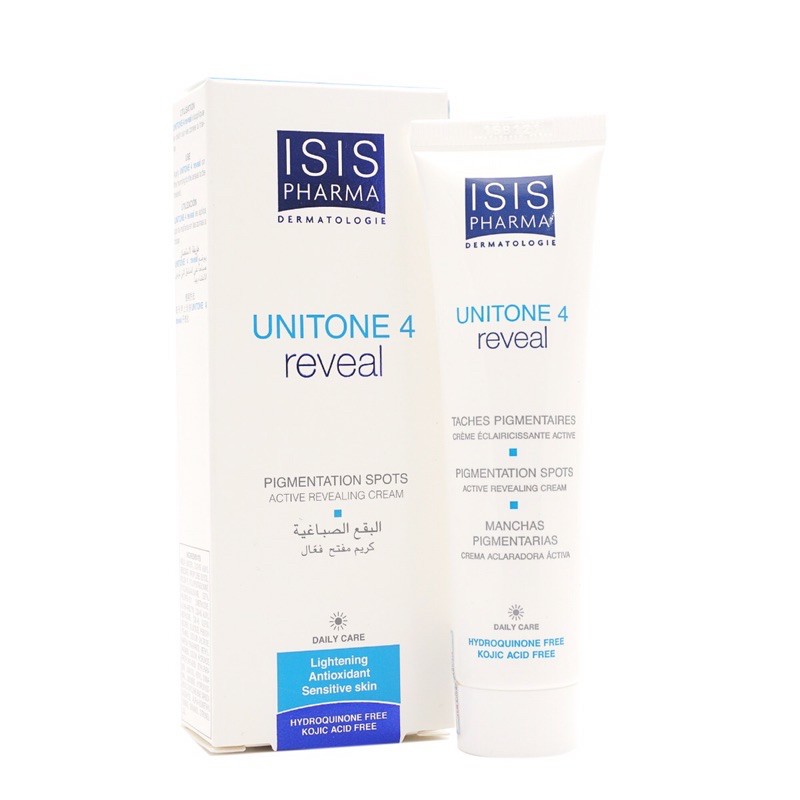Kem hỗ trợ làm mờ nám isis pharma unitone 4 reveal