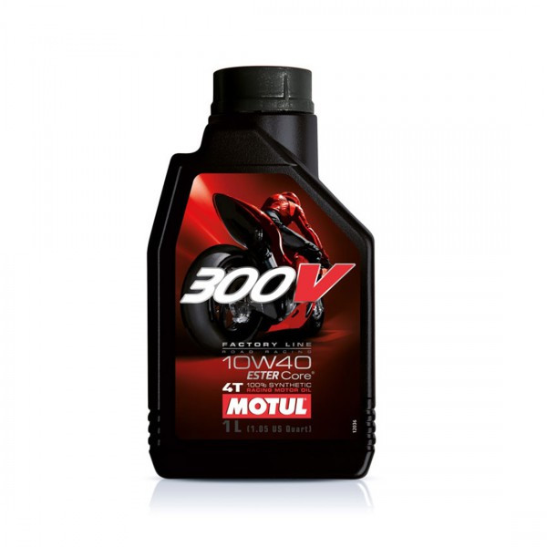 Dầu nhớt cao cấp MOTUL 300V 10W40 (100% tổng hợp) 1 lít SL MA sản xuất theo tiêu chuẩn tiên tiết thích nghi cao với nhiều dòng xe