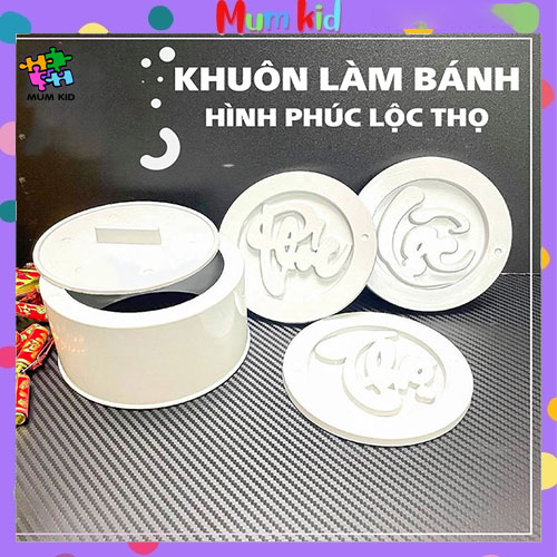 Khuôn Xôi Tạo Kiểu Chữ Phúc Lộc Thọ - Khuôn Xôi, Khuôn Bánh Phúc Lộc Thọ