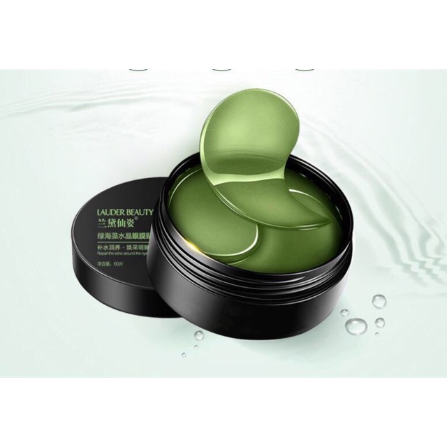 Mặt nạ mắt Lauder Beauty và Bioaqua cao cấp Hộp 60 miếng cung cấp dưỡng chất cho vùng da mắt khôi phục kết cấu tế bào da đã bị lão hóa
