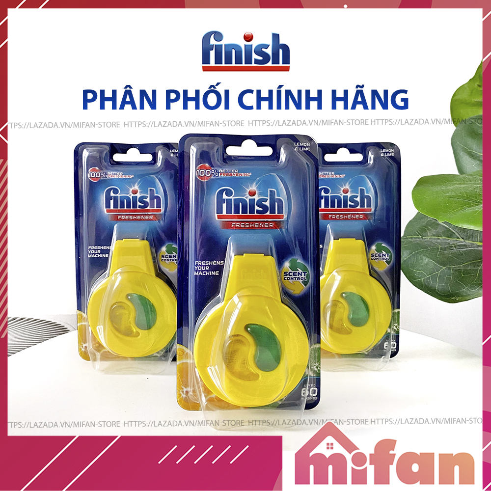 Viên Treo Tạo Mùi Hương Chanh FINISH - Khử Mùi Hôi Máy Rửa Bát - Mifan Nhập Khẩu Chính Hãng